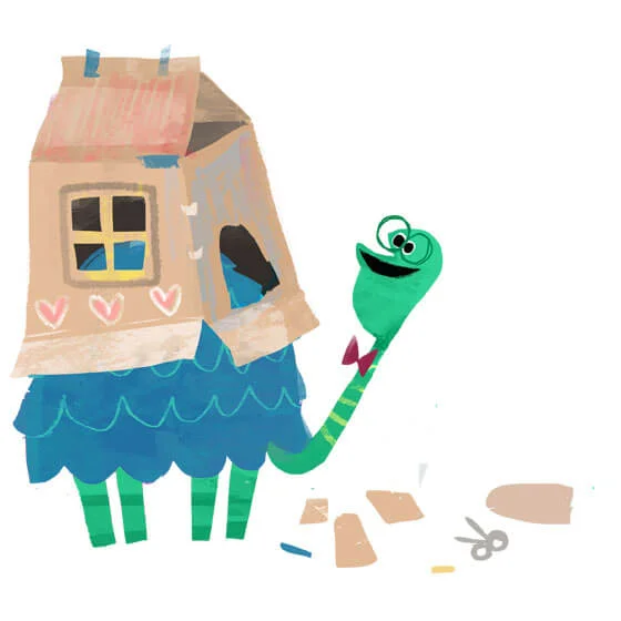 toddlers den todden tortoise illustration