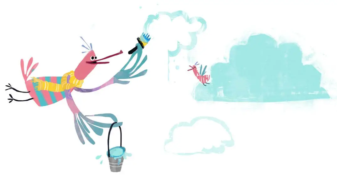 Decorative bird illustration